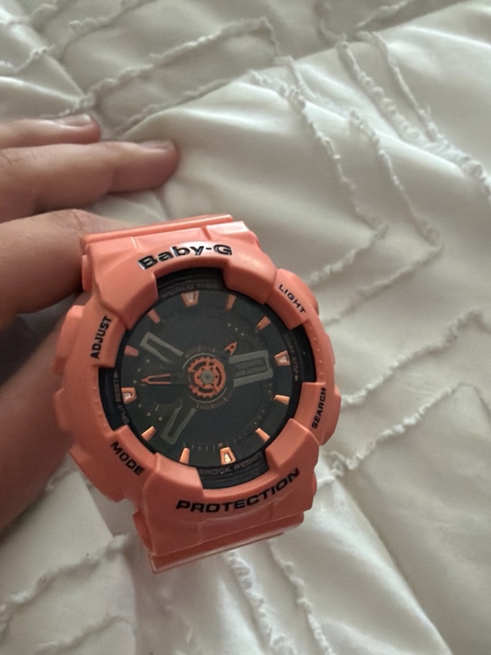Baby-G Coral Orange Sport Watch